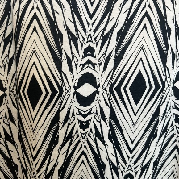 Volcom Double Down Maxi Skirt / Bandeau Dress Black White Elastic Waist 12 - Picture 3 of 12